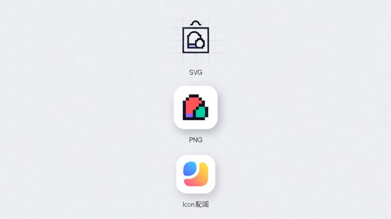 图标库的主要类型与格式:SVG、PNG、Icon 配图